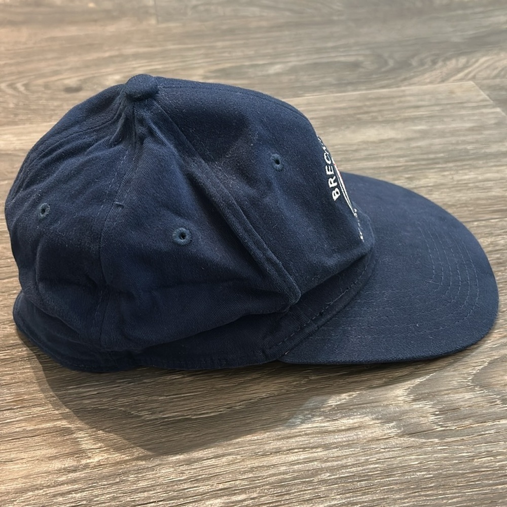 Vintage Breckenridge Ski Snowboard School Cap Baseball Hat Navy Blue Colorado - Picture 5 of 9